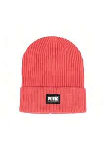 Puma Ribbed Classic Unisex Cuff Beanie 2 Rose - Red - View 1