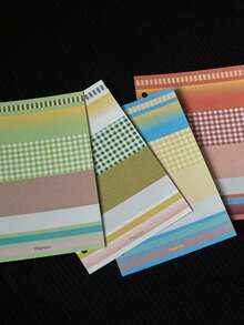 Joivida 20p Original Design Notebook Loose-Leaf Paper [Grid Inner Pages] - M5 Binder Punched Inner Pages, Colorful Notebook Refills - M5 inner sheet - View 6