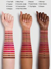 SHEGLAM Lip Facts Lip Liner-Neutral Creamy-Matte Lip Liner Pencil High Pigment Not Easyto Fade Silky Smooth Matte Contour Tint Lip Makeup Lip Combo Brand Beauty Makeup Face Paint Cosmetic For Women Girls Perfect For Spring Summer Ideal For Y2K Fancy Fashion Suitable For Birthday Mother'S Day Gift Rave Party Ready Best Color - Neutral - View 6