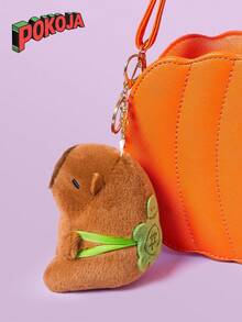 Capybara Plush Keychain Toy Realistic Cute Capybara Stuffed Animals Toy Capybara Pendant For Backpack Handbag Birthday Gift,Stuffed Toy,Pink Capybara,Capybaras - Multicolor - View 9
