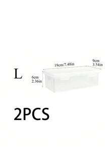 透明收纳盒，用于存放发饰、发带、发夹、发夹、发饰、节日礼品盒 - 無色 - 查看 14