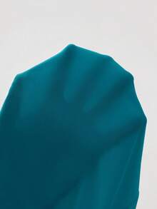 ROMWE MEN Street Life Men's Drawstring Waist American Street Letter Print Flared Sweatpants - Cadet Blue - View 7