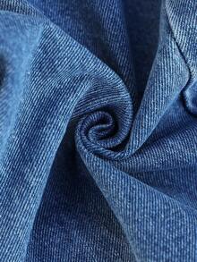 Manfinity Homme Męskie proste dżinsy z kieszeniami z przodu, codzienne, codzienne