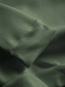 INAWLY 大码万圣节可爱鬼魂图案运动衫 - 綠色 - 查看 4