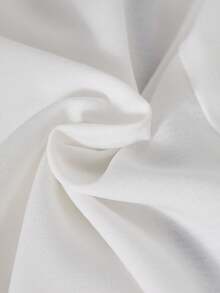 SHEIN Explorewe 1套优雅黑白撞色无袖背心+阔腿裤套装 常规厚度休闲春夏 - 白色 - 查看 8