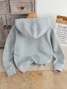 休闲宽松碎花连帽长袖女童卫衣 秋季时尚卫衣 猫咪爱心秋季时尚卫衣 猫咪爱心秋季时尚卫衣 猫咪爱心秋季时尚卫衣 猫咪爱心冬季可爱卫衣 碎花卫衣 夏季卫衣 女童灰色卫衣 可爱卫衣 青少年 - 灰色 - 查看 2