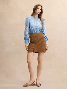 Rosivie 女士时尚迷人高跟鞋，咖啡棕色，压花做旧材质，尖头，通勤，舒适，室内，办公室，街头，派对，旅行，度假，春夏季，适合搭配连衣裙、牛仔裤、短裤 - 咖啡棕 - 查看 8