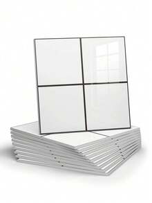 1 BỘ 10 MIẾNG GẠCH ỐP TƯỜNG MÀU TRẮNG KẺ CARO - TẤM GẠCH PVC TỰ DÍNH DỄ DÀNG BÁM VÀ DÁN CHO NHÀ BẾP, PHÒNG TẮM VÀ PHÒNG GIẶT. - Nhiều màu - Xem 14