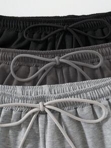 GlowEve 3件套女士休闲印花抽绳短裤 - 彩色 - 查看 4