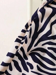 Rusticease Women's Fashion Casual Zebra Print Waist Tie Long Dress  Women's Winter Sweater Fall Women Clothes  Fall Clothes For Women  Autumn Clothes   Winter Dress Women Dresses For Women Elegant  Dresses For Women Casual , Casual Women Outfits  Party  Elegant Dresses For Women Casual Long Dresses  Fall Dresses For Women
