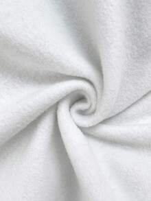 SHEIN Fall Clothes,Autumn Clothes,Maternity Autumn/Winter Clothes Pregnant Women's Solid Color Hooded Drawstring Drop Shoulder Long Sleeve Casual Split Hem Sweatshirt - Light Grey - View 8