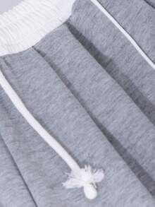 1 szt. Luźne, codzienne spodnie dresowe dla nastolatek, spodnie sportowe w jednolitym kolorze