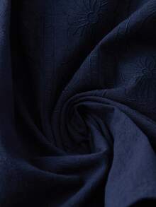 Bluzka Linhara Plus Size damska, elegancka, z długim rękawem i dekoltem w serek, w kolorze żółtym, haftowana, modna na jesienne ubrania