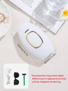 Teckwe 适用于女性和男性的 IPL 激光脱毛器，500,000 次闪光无痛脱毛器，具有 5 个功率等级，身体和面部剃须刀，适用于身体、比基尼、腿部和腋下的家用设备，美容旅行必备品 - 英国插头 - 查看 9