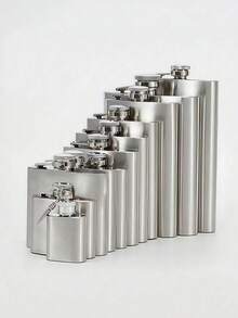 1PC Stainless Steel Hip Flask / Portable Flask / Beverage Carry Flask / Liquor Dispenser Bottle Available In 1oz/2oz/3oz/4oz/5oz/6oz/7oz/8oz/9oz/10oz