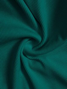 Slaydiva 休闲百搭白色深U领工字背心-C - 水鴨藍 - 查看 7