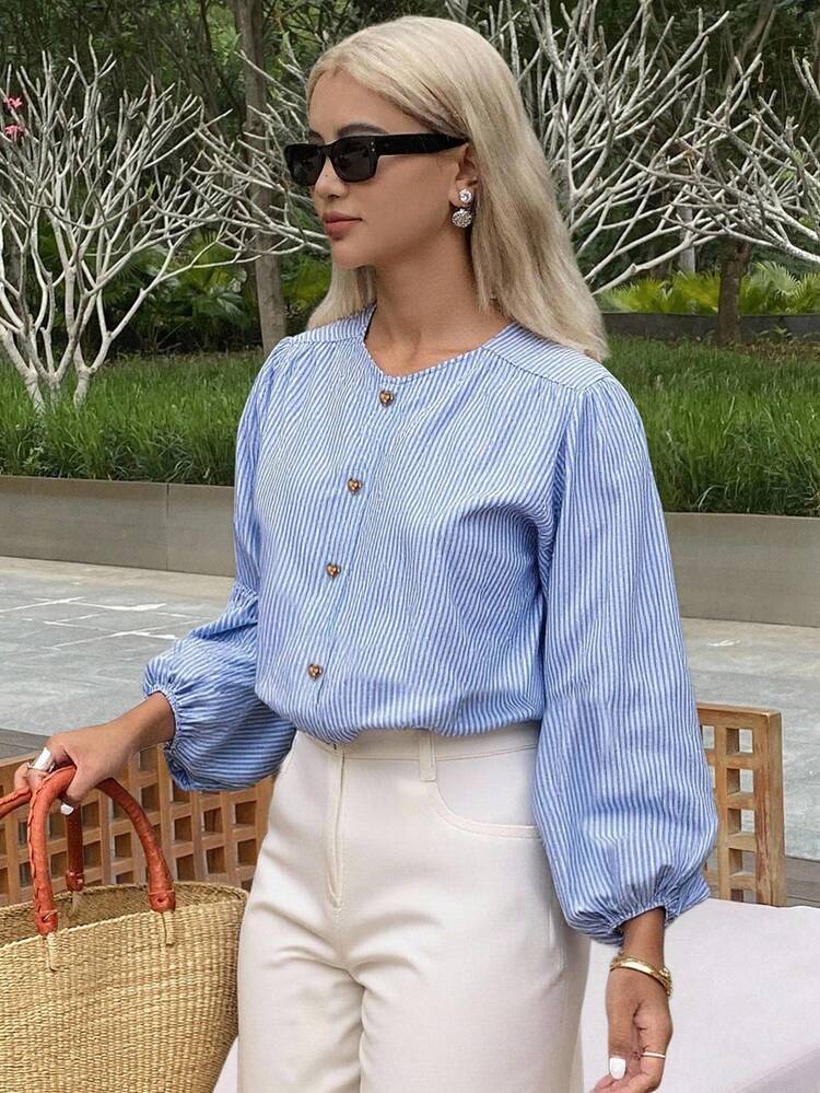 Women's Loose Casual Shirt, Autumn/Winter New Arrival Long Sleeve Top