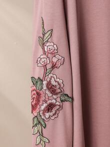 Lacomfia Bluza z okrągłym dekoltem, luźna, w jednolitym kolorze, z okrągłym dekoltem, z łatką na rękawach, wiosenna, jesienna, w dużym rozmiarze, na jesień i zimę