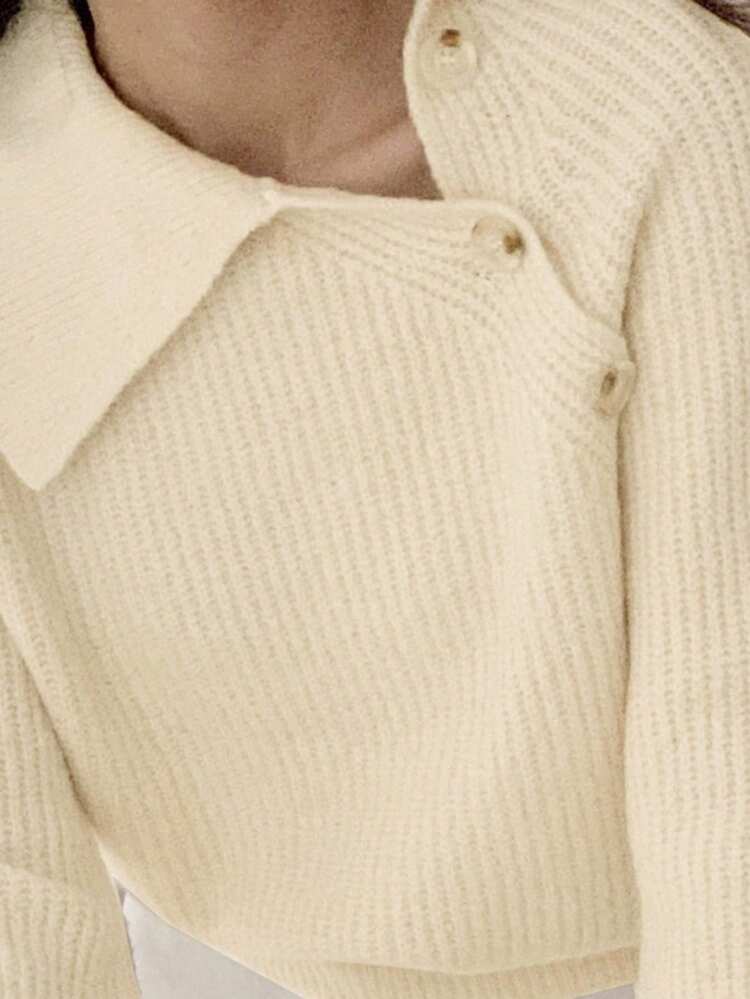 Oversized Soft Cozy Turtleneck Sweater, Unique Collar Design, Outerwear