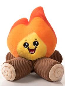 Adorable Shape Of Small Fire And Flame Expression Modeling Plush Toy Equipped With Sable Fur Material Super Soft Short Plush Material Handmade Doll Fiber Filled Animal Crochet Doll The Perfect Gift For Parents - Multicolor - View 15