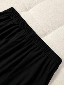 GlowEve CURVE 大码女式高腰A字裙，优雅通勤