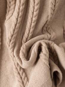 Modelyn Women's Casual Solid Color Knit Skirt, Autumn/Winter