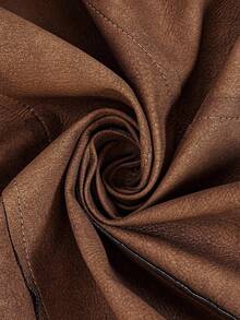 SHEIN Clasi 大码复古通勤收腰夹克棕色西装外套女式棕色夹克女式咖啡棕色上衣女式皮衣棕色两件套女式办公服、女式秋季服装、女式优雅服装2025秋冬新品万圣节圣诞节老钱风格复古女式保暖舒适弹力夹克女式休闲西装外套女式短款西装外套女式秋冬女式秋季服装女式万圣节服装圣诞节女式新年感恩节女式服装 - 咖啡棕 - 查看 10