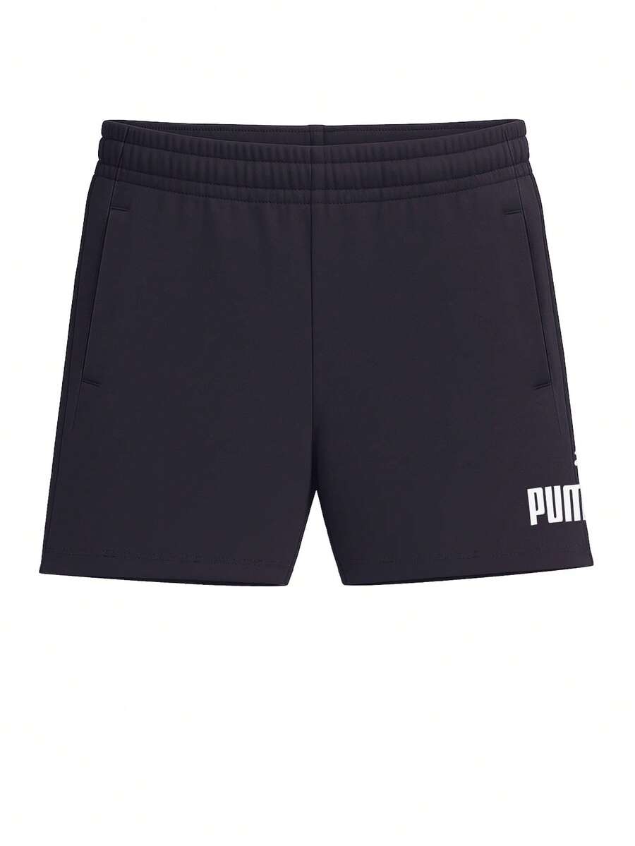Puma ESS No. 1 Logo Kids Training Shorts - Blue - View 1