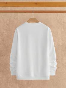 Manfinity NXTstreet 2 件套男士休闲商务西装、针织圆领运动衫和裤子，春秋季，适合秋冬 - 彩色 - 查看 4