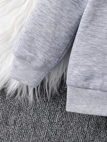 休闲宽松碎花连帽长袖女童卫衣 秋季时尚卫衣 猫咪爱心秋季时尚卫衣 猫咪爱心秋季时尚卫衣 猫咪爱心秋季时尚卫衣 猫咪爱心冬季可爱卫衣 碎花卫衣 夏季卫衣 女童灰色卫衣 可爱卫衣 青少年 - 灰色 - 查看 4