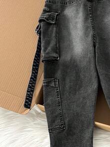 Comfortcana Sexy Skinny Stretch Denim Jeans, Blue - Black - View 4
