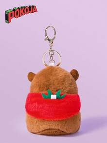 Capybara Plush Keychain Toy Realistic Cute Capybara Stuffed Animals Toy Capybara Pendant For Backpack Handbag Birthday Gift,Stuffed Toy,Pink Capybara,Capybaras - Multicolor - View 7