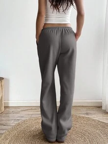Sunnyshic Damen Jogginghose mit Kordelzug in der Taille