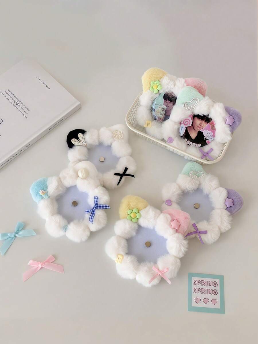 Zazumi Soporte decorativo para exhibir alfileres de esmalte, inspirado en anime, con diseño de oreja de gato de dibujos animados de 58 mm, para fans de K-pop y anime - Multicolor - Ver 1