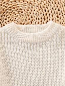 SHEIN 2pcs/Set Girls Casual Versatile Ribbed Hem Sweater Set, Suitable For Home, Travel, And School Girls Knit Set Girls Ribbed Set Girl Knit Set Little Girl Winter Sets Girls Sweater Sets Toddler Girls Sweater Young Girls Fall Outfits Young Girls Winter Clothes Kids Fall Clothes