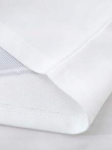 ROMWE MEN Street Life Camicia polo casual a maniche lunghe con stampa slogan, vestibilità ampia, adatta per l'autunno