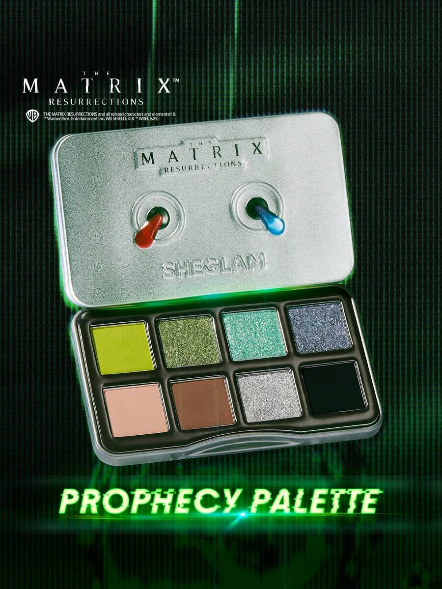 The Matrix Resurrections | SHEGLAM Prophecy 眼影盤 品牌 美容 化妝 化妝品 適合女性與女孩 完美搭配夏季春季 Y2K 時尚 流行 生日 母親節禮物 假期 派對準備就緒 最佳顏色 - The Prophecy Palette - 查看 1