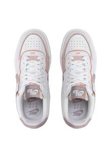 Nike Air Force Shadow Women's Sneakers Peachy CI0919 - White/Light Orewood - View 3