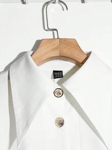 Franclia New Early Autumn Temperament Waist Top Lapel Single-Breasted White Commuting Elegant Workplace Fashion And A-Line Skirt Pleated Women's Suit Two-Piece SuitWomen's Autumn Clothingautumn Fall Clothes For Women Fall Autumn Clothes Fall Outfits For Women Autumn Outfits For Women Fall Clothes Autumn Women  Fall Women Clothes Autumn Clothing Elegant Fashionable Casual Commuting Business Office Daily Leisure All-Match Temperament Urban Teacher Professional Attire - White - View 6