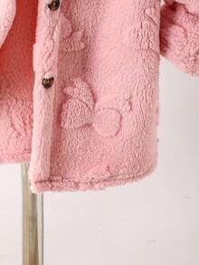 新款时尚蝴蝶结蓬松连帽开衫外套欧美风秋冬 - 藕粉色 - 查看 4