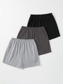 GlowEve 3件套女士休闲印花抽绳短裤 - 彩色 - 查看 2