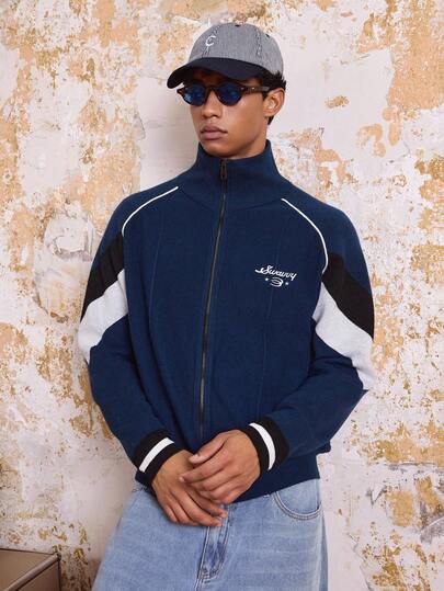 SWAVVY Cárdigan de manga larga de punto de moda para hombre, otoño e invierno