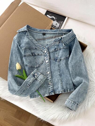Comfortcana Sweet Girl, Women's Denim Jacket , Sexy Slim Fit Stretch, Long Sleeve , Fall Women Jackets, Concert Women, Party Women Jackets, Rhinestone Jackets, Street Wear Women, Rave Festivals, Fall Jacket, Bustier Jacket
