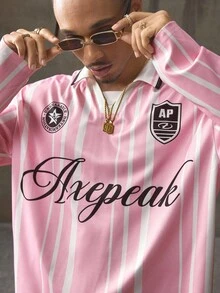 AXEPEAK AXEPEAK Casual Sports Style Men's Long Sleeve Polo Shirt, For Fall