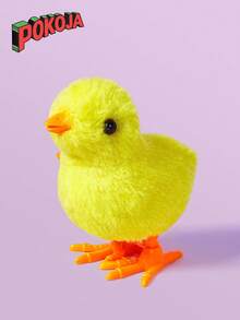 1pc 2pcs 3pcs 4pcs Random Colors Jumping Chicken Cute Simulation Clockwork Wind Up Plush Moving And Running Teenager Creative Plush Doll Toys Home Decoration Gifts - Multicolor - View 2