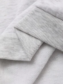 DAZY Toddler Boys' Cartoon Embroidery Collar Long Sleeve Sweatshirt, Autumn/Winter - Light Grey - View 8