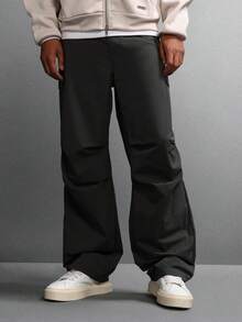 SUMWON Pantalon cargo utilitaire ample en ripstop, jambe large classique, pantalon de travail avec poches multiples, pour l'automne, l'hiver et le quotidien, streetwear décontracté - Vert sapin - Voir 4