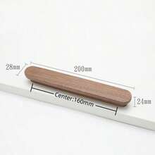 胡桃木家具拉手抽屉把手厨柜把手长拉手橱柜和抽屉把手衣柜拉手