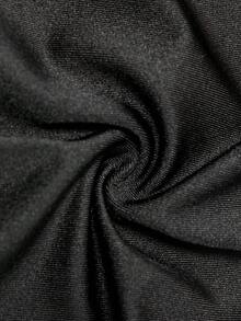 Modelyn Elegantes Partykleid in Große Größen mit 3D Blumen Dekor - Schwarz - Übersicht 7