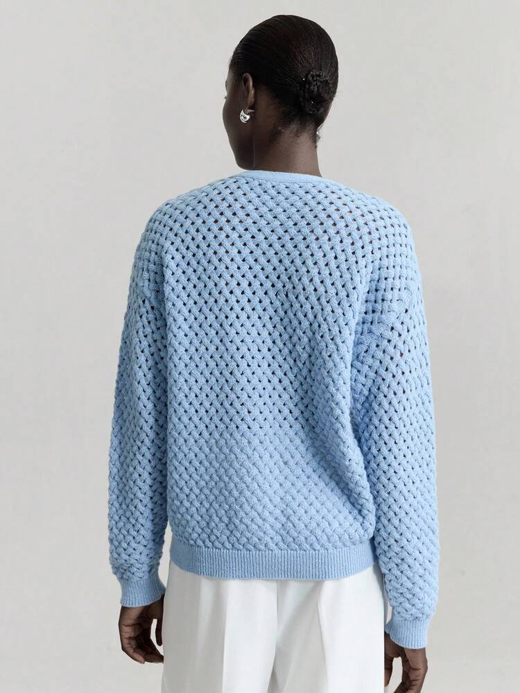 2025 Autumn/Winter Women's Sweater, Suitable For Office Wear, Wedding Guest Attire, Birthday, Teacher Uniforms, Club Attire, Autumn/Winter Wear. 2026 Spring/Summer, Valentine's Day, Christmas, Thanksgiving, Looks, Fashionable & Versatile Women's Sweater